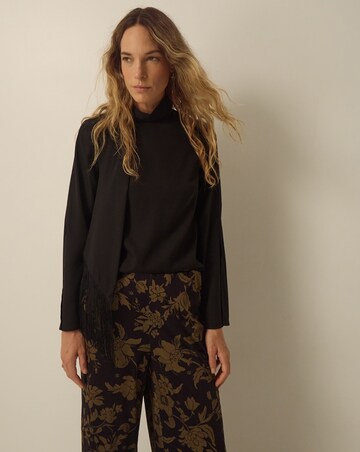 Monsoon Princella Floral Velvet Trousers