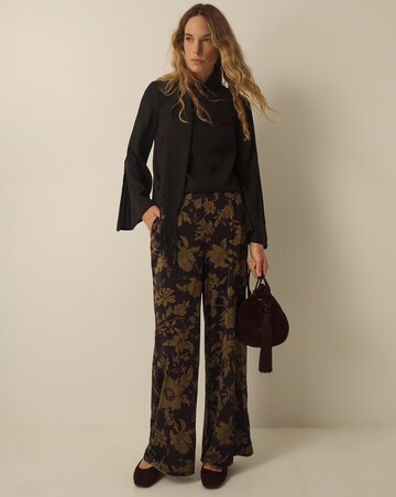 Monsoon Princella Floral Velvet Trousers