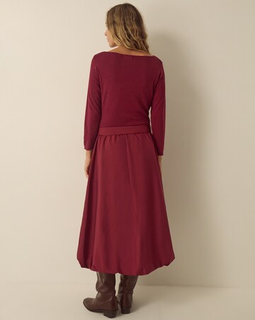 Monsoon Mikayla Bubble Hem Midi Dress