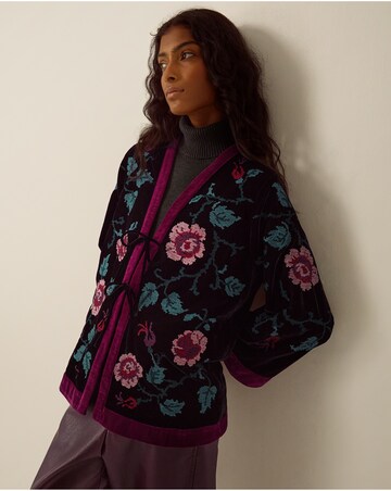 Monsoon Agnes Embroidered Kimono Jacket