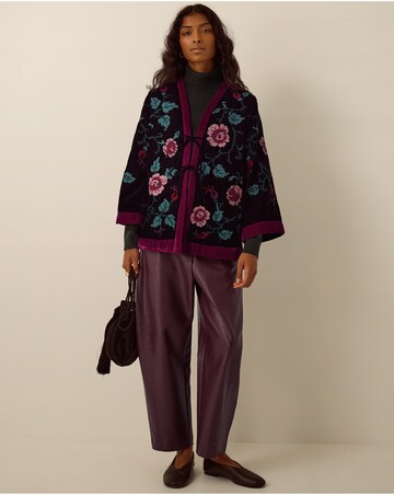 Monsoon Agnes Embroidered Kimono Jacket