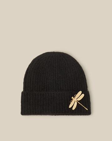 Monsoon Becky Brooch Beanie Hat