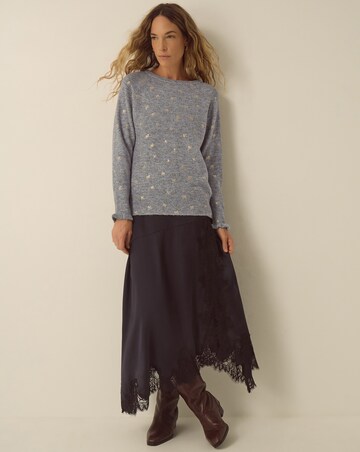 Monsoon Fee Foil Bow Crew Neck Jumper