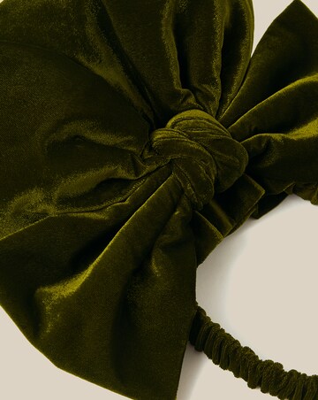Monsoon Ciri Bow Velvet Pouch Bag