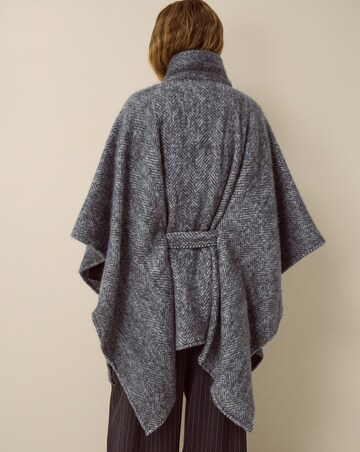Monsoon Cara Herringbone Cape Jacket