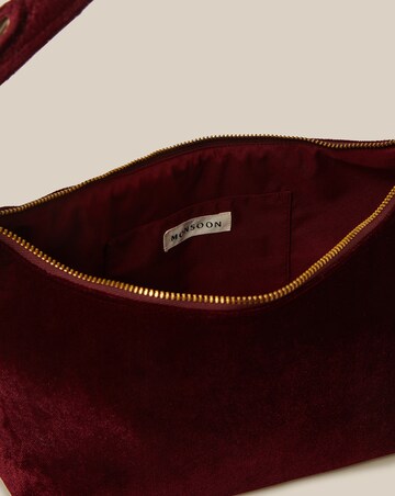 Monsoon Vanya Velvet Crossbody Bag