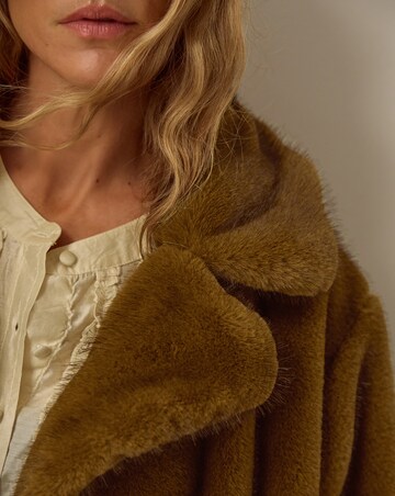 Monsoon Winona Faux Fur Coat