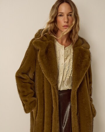 Monsoon Winona Faux Fur Coat