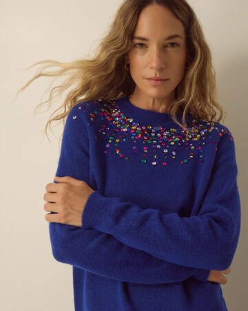 Monsoon Samara Sequin Embellished Jumper