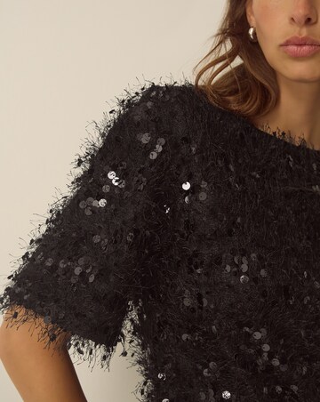 Monsoon Skylar Sequin Fringe Mini Dress