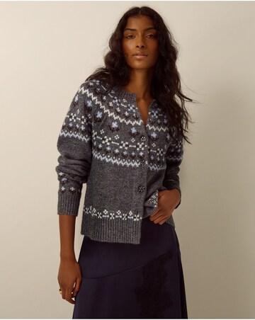 Monsoon Fleur Fair Isle Cardigan
