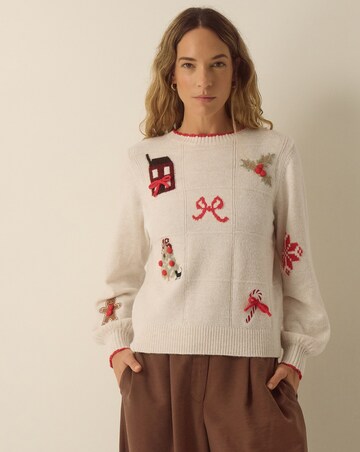 Monsoon Cara Crew Neck Christmas Jumper