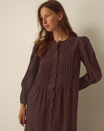 Monsoon Cosima Scallop Corduroy Dress