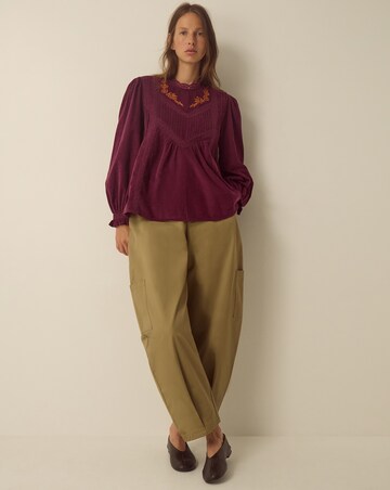 Monsoon Tyra Embroidered Corduroy Top