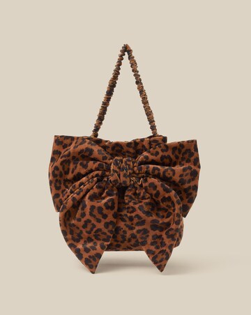 Monsoon Ciri Bow Leopard Print Bag