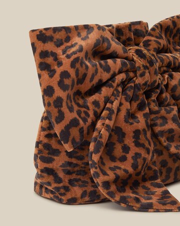 Monsoon Ciri Bow Leopard Print Bag