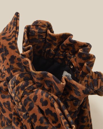 Monsoon Ciri Bow Leopard Print Bag