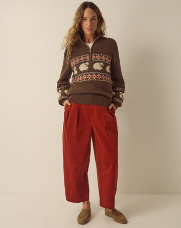 Monsoon Shona Half Zip Sheep Jumper