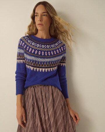 Monsoon Fran Fair Isle Crew Neck Jumper
