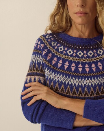 Monsoon Fran Fair Isle Crew Neck Jumper
