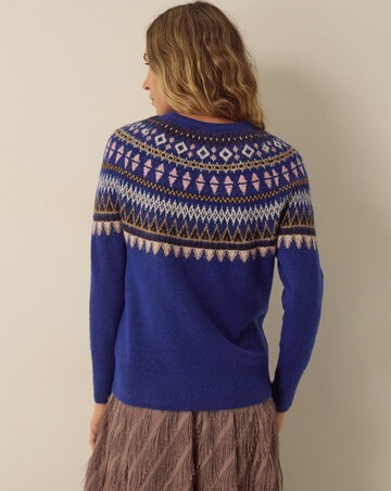 Monsoon Fran Fair Isle Crew Neck Jumper
