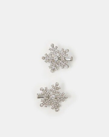 Accessorize Snowflake Snap Hair Clips