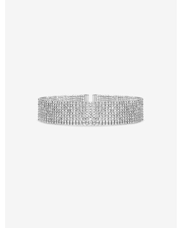 Mood Silver Crystal Choker