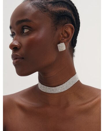 Mood Silver Crystal Choker