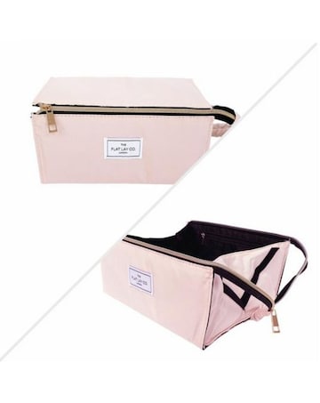 The Flat Lay Co. Makeup Box Bag - Blush Pink