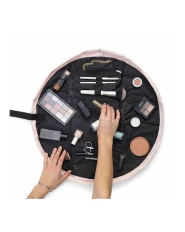 The Flat Lay Co. Drawstring Makeup Bag - Blush Pink