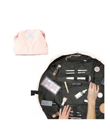 The Flat Lay Co. Drawstring Makeup Bag - Blush Pink