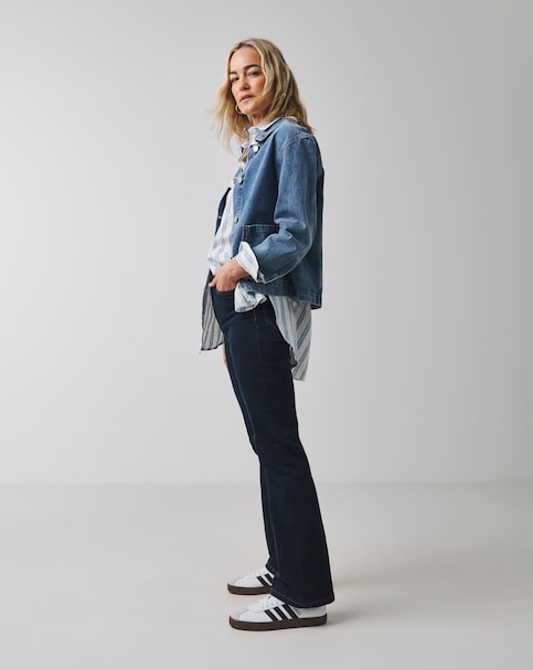 24/7 Organic Indigo Bootcut Jeans
