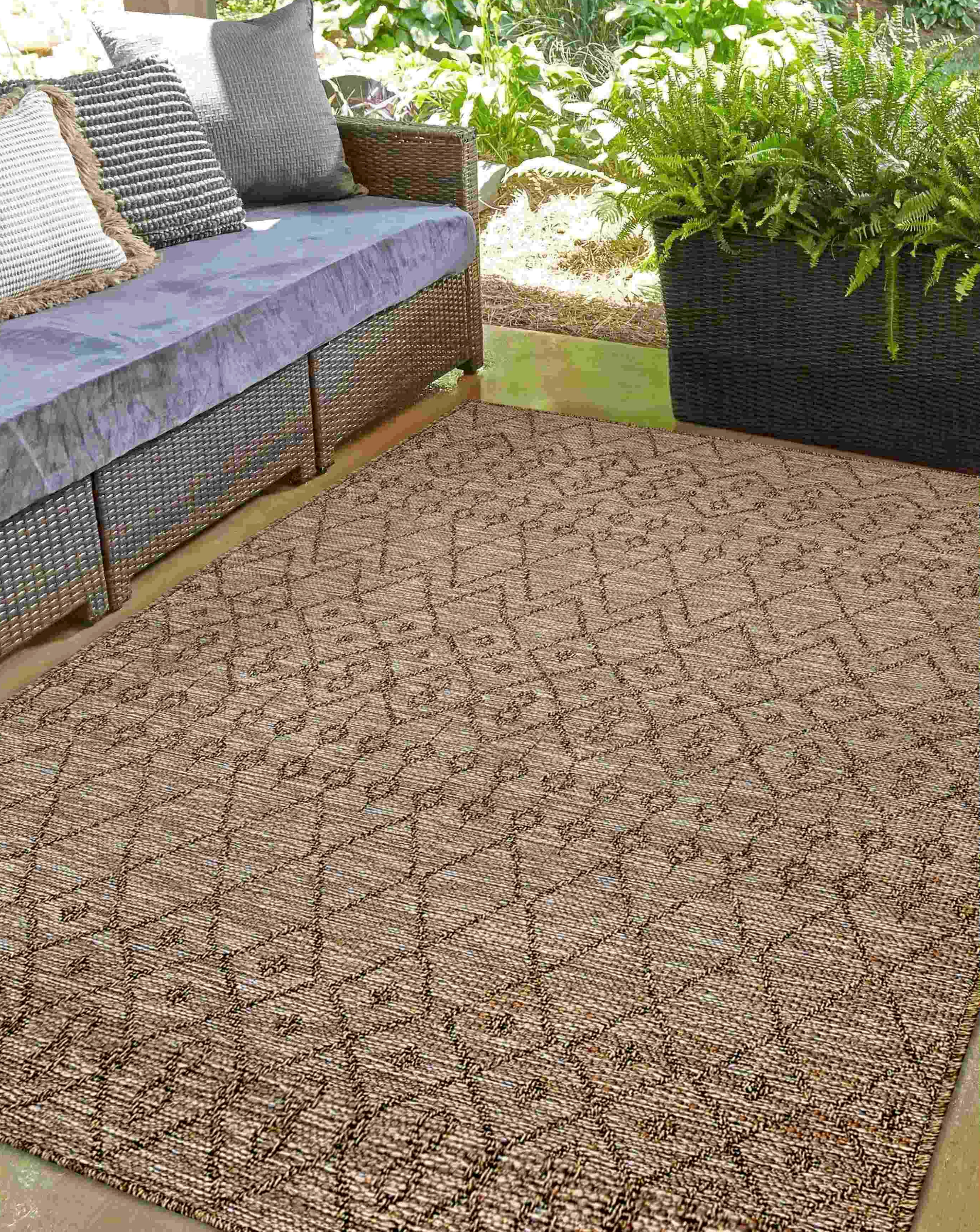 In/Outdoor Natural Finish Culture Rug