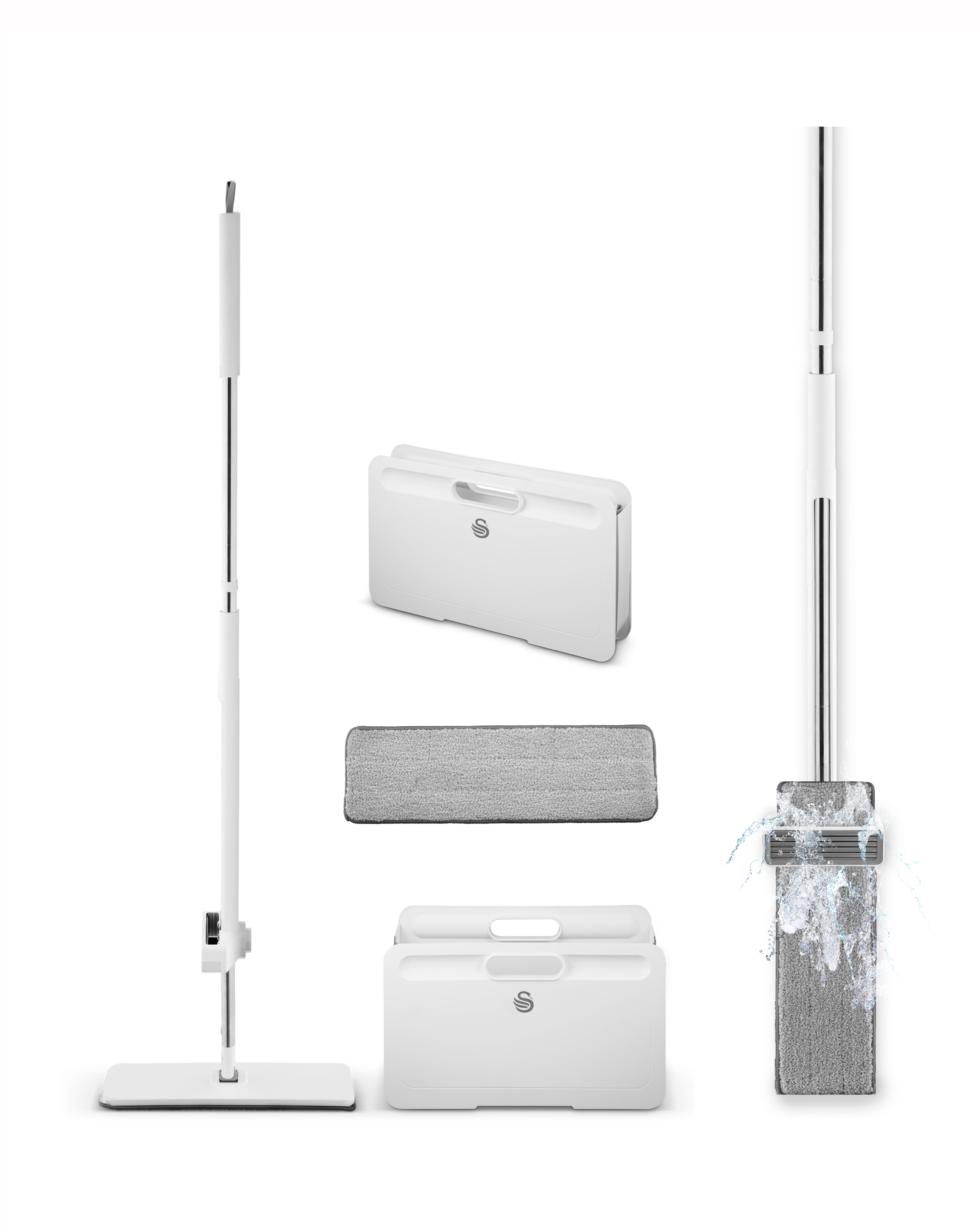Swan Elevate Flat Mop & Bucket