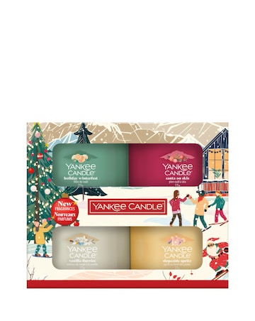 Yankee Candle Christmas Giftset 4 Mini Votive