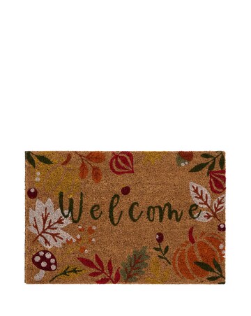 My Mat Printed Coir Autumnal Welcome Doormat