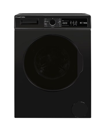 Russell Hobbs RH814W111B 8kg 1400rpm Washing Machine Black + Install