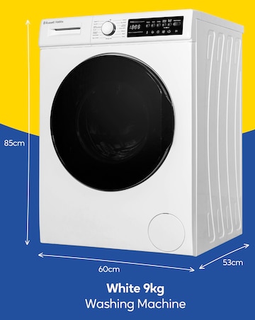 Russell Hobbs RH914W116W 9kg 1400rpm Washing Machine White + Install