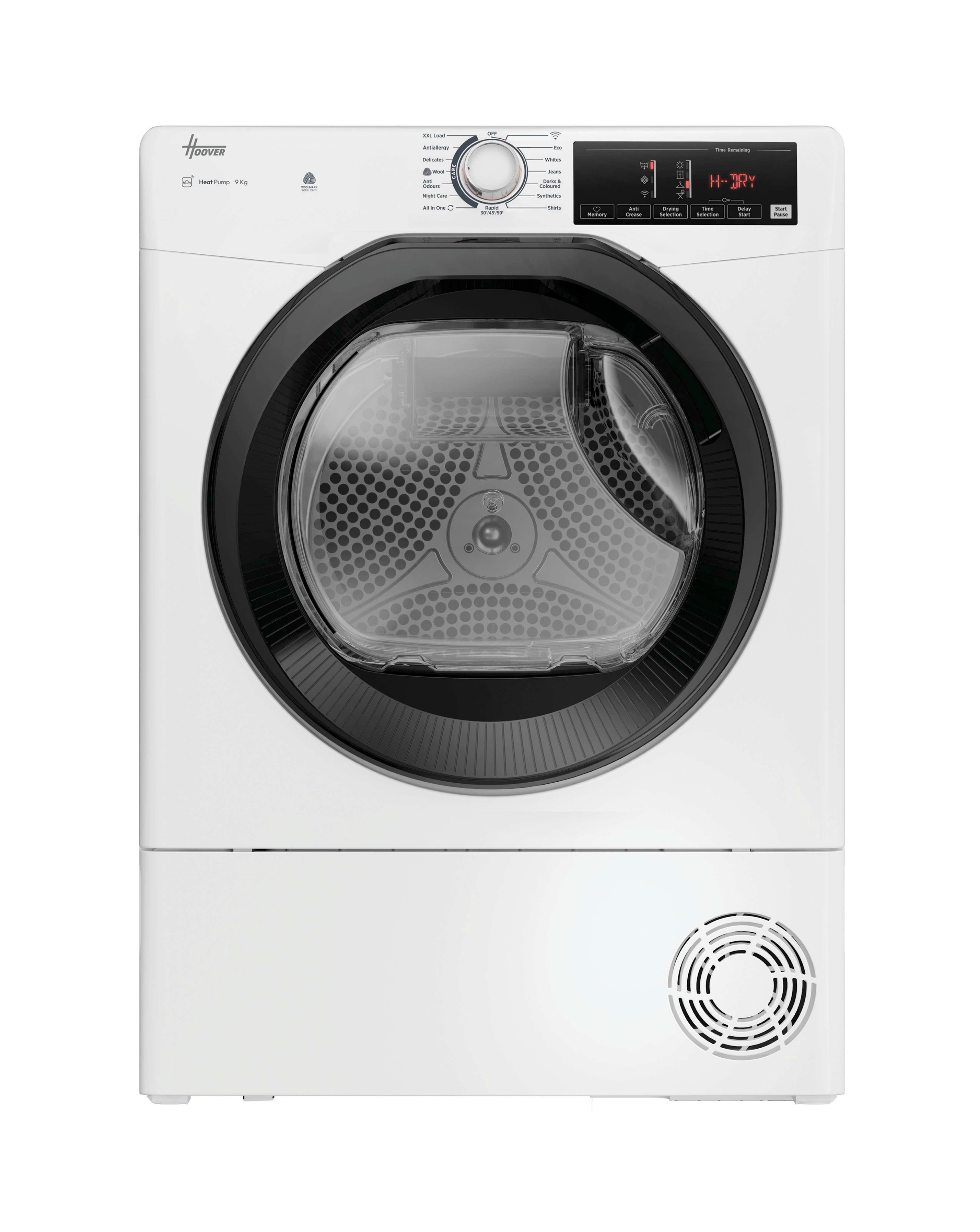 Hoover HRE H9N2TBE-80 9kg Dryer White