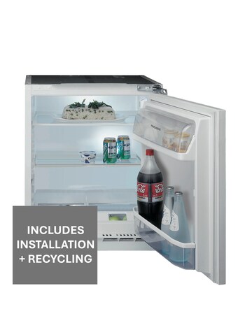 Hotpoint HBUL011.UK Integrated Under Counter Fridge + Installation