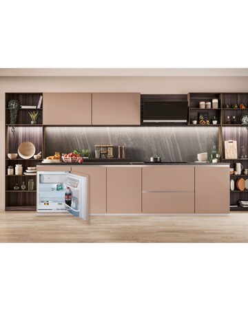 Hotpoint HBUF011.UK Integrated Under Counter Fridge with Ice Box