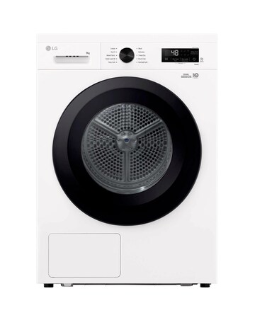 LG X 10 RHX1009NWK 9kg Heat Pump Tumble Dryer - White + Install