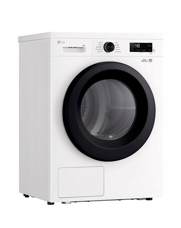 LG X 10 RHX1009NWK 9kg Heat Pump Tumble Dryer - White + Install