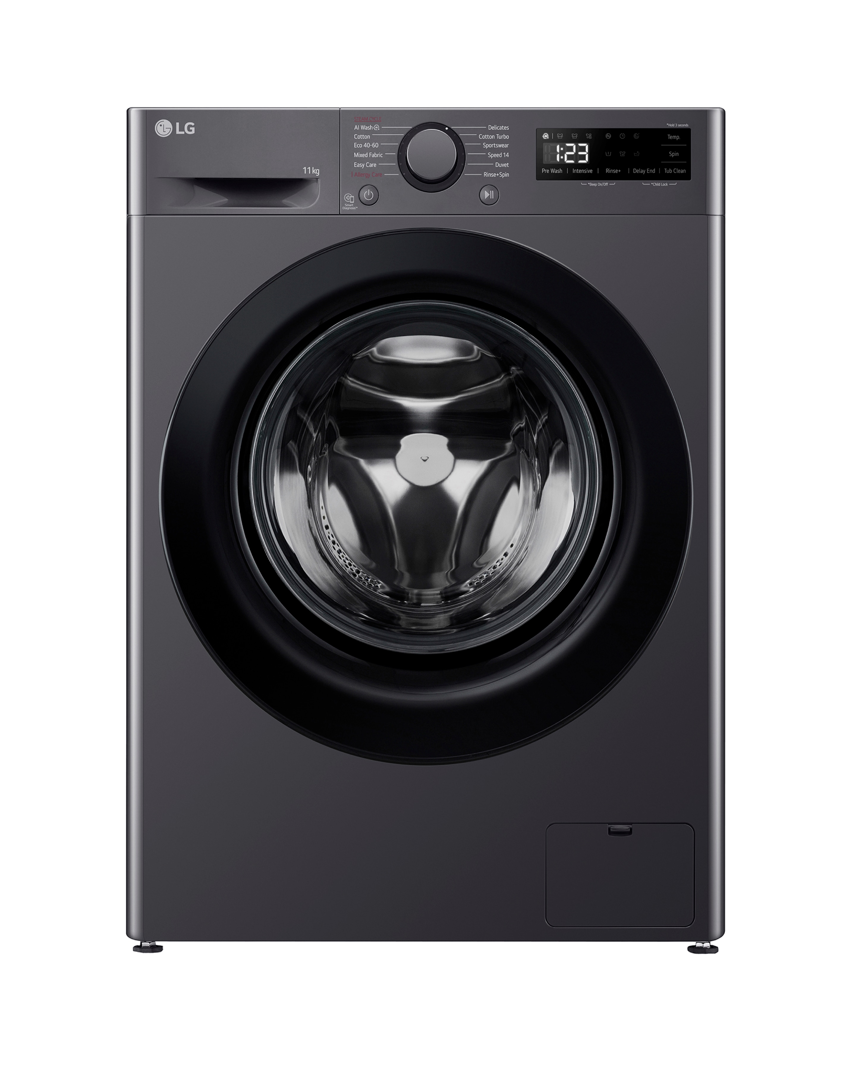 New In - LG F4Y511GBLN1 11kg Washer Grey