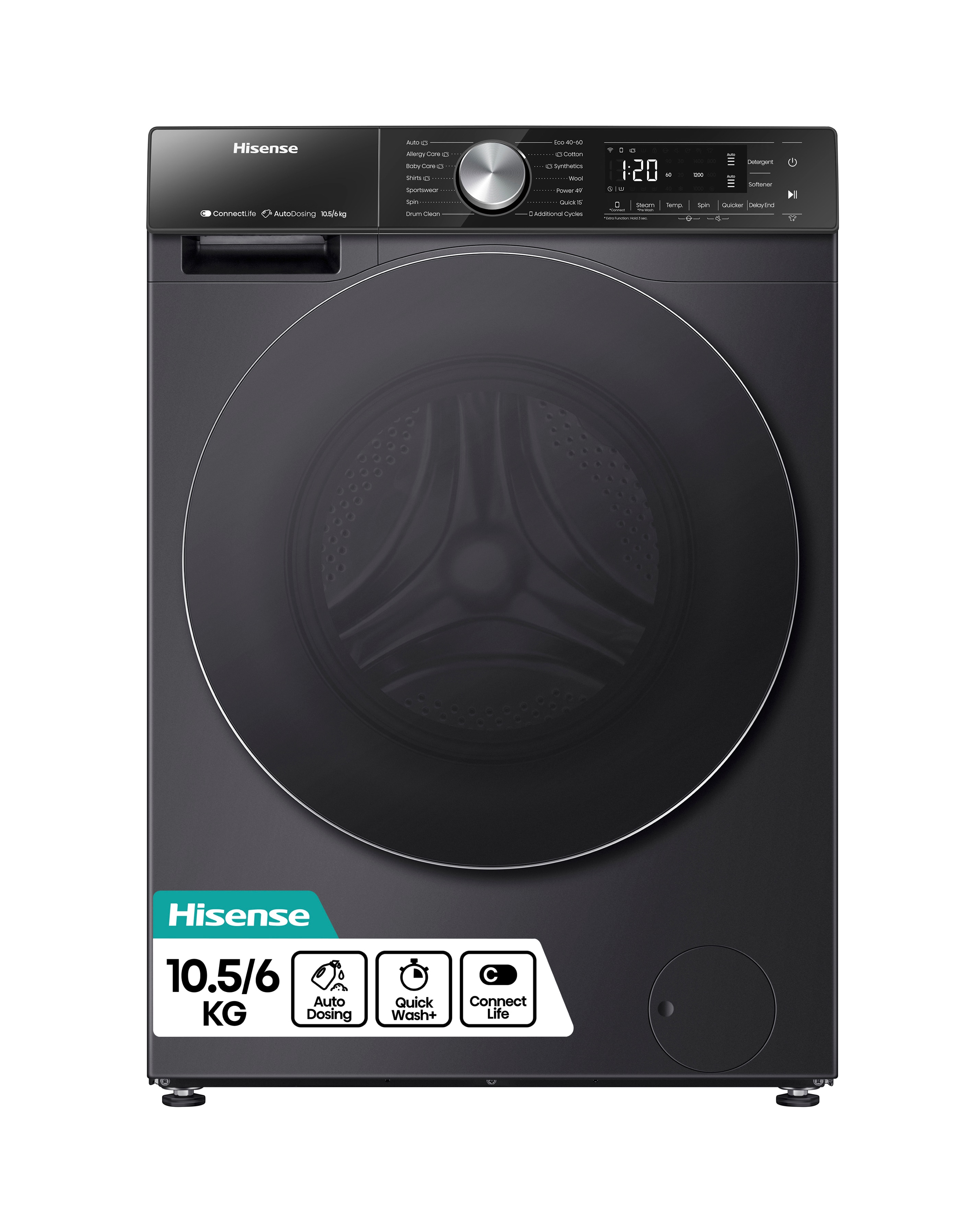 Hisense WD5S1045BB 10.5kg Washer Dryer