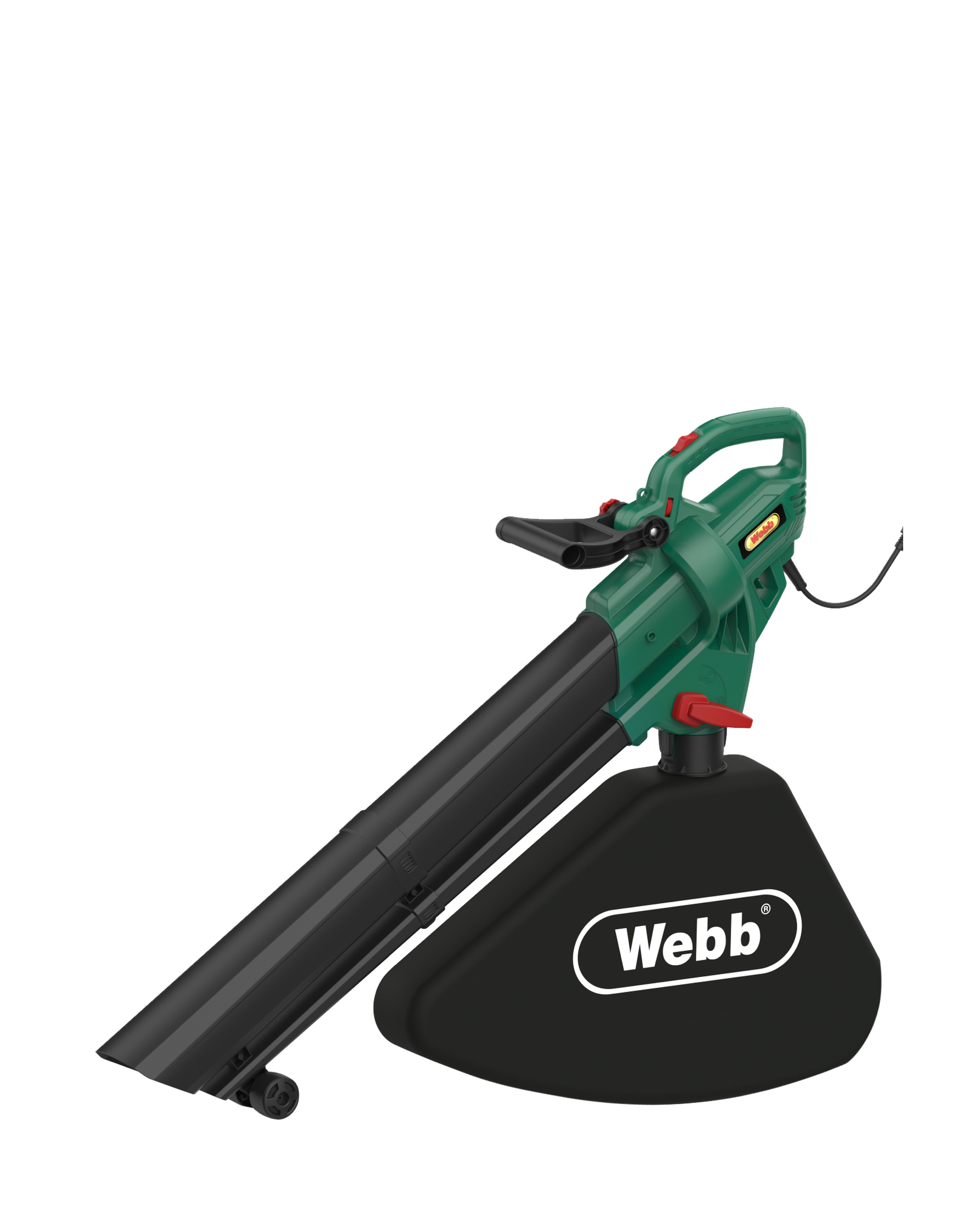 New In - Webb 3000W Corded Leaf Blower & Vacuum