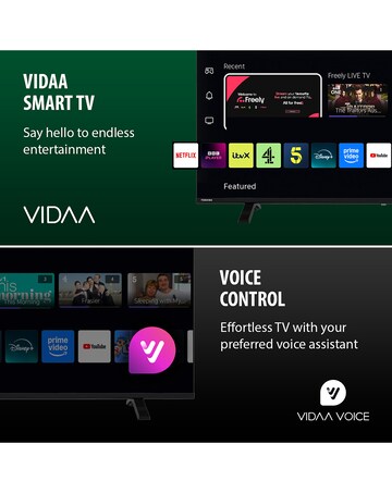 Toshiba 55UV1563DB 55in 4k Ultra HD Smart TV with Freely