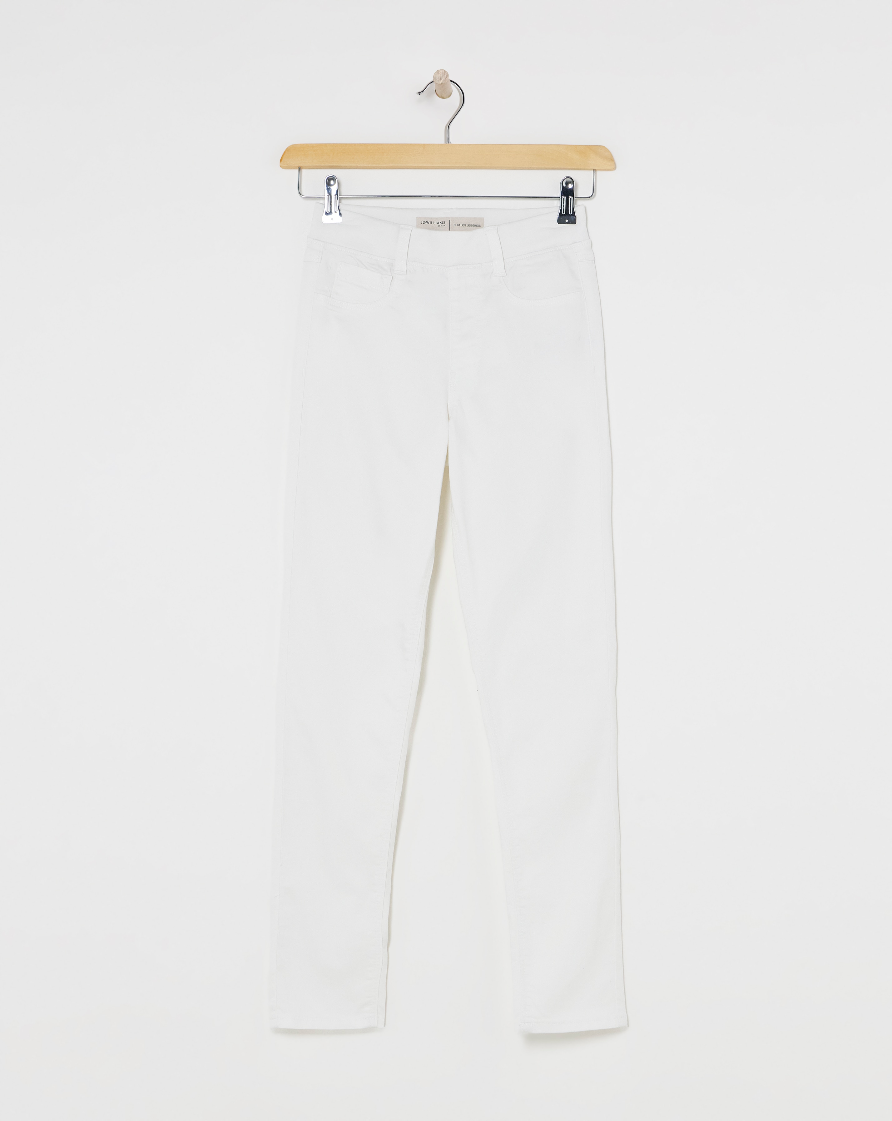 White Slim Leg Jeggings