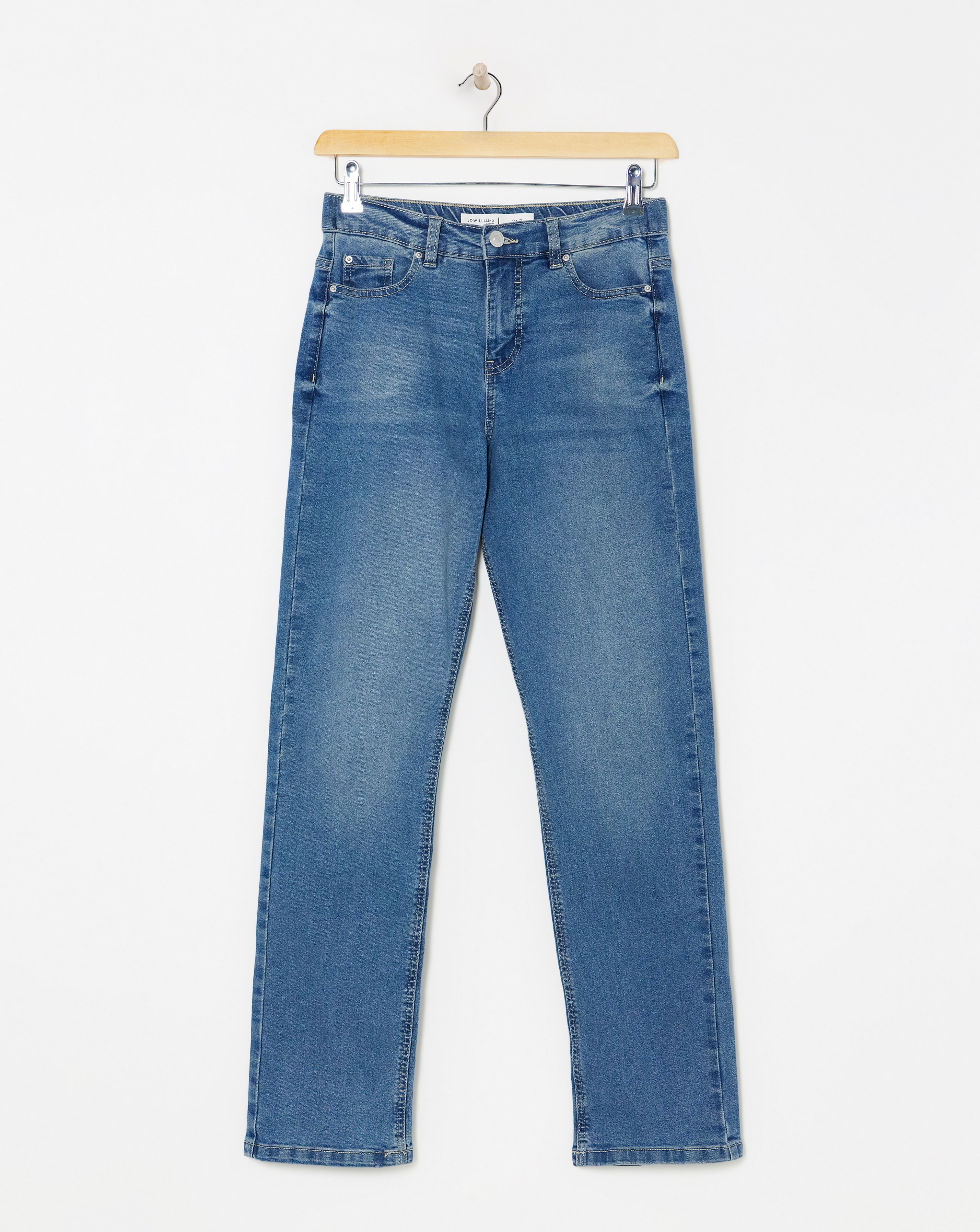 24/7 Mid Wash Straight Leg Jean