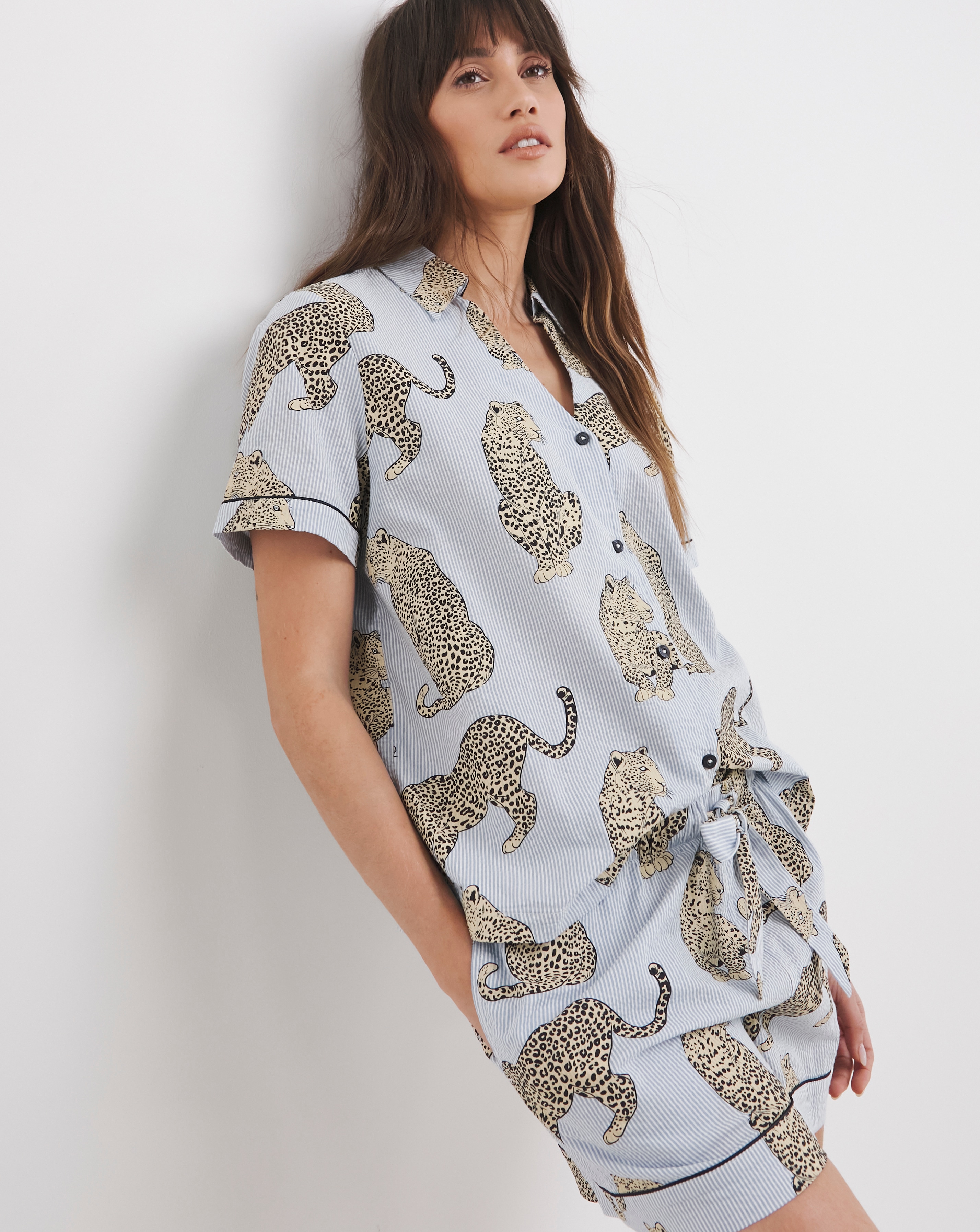 Chelsea Peers Seersucker PJ Set